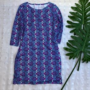 Vineyard Vines Fish Printed Dress Small